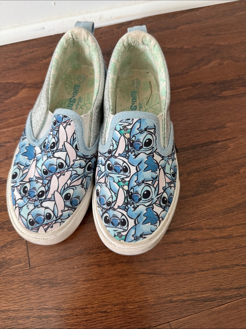 Kids Slip-On Character Sneakers Stitch